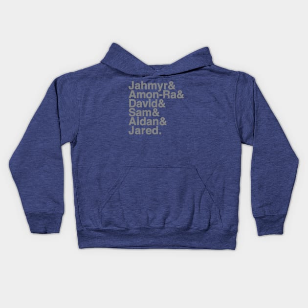 Detroit Jetset Kids Hoodie by huckblade